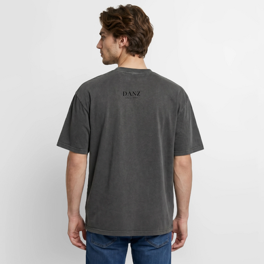 KG Shirts "Lövenich" Vintage Version - Schwarz Acid Wash