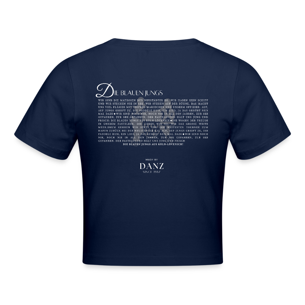 Cropped T-Shirt Marine - Light Navy