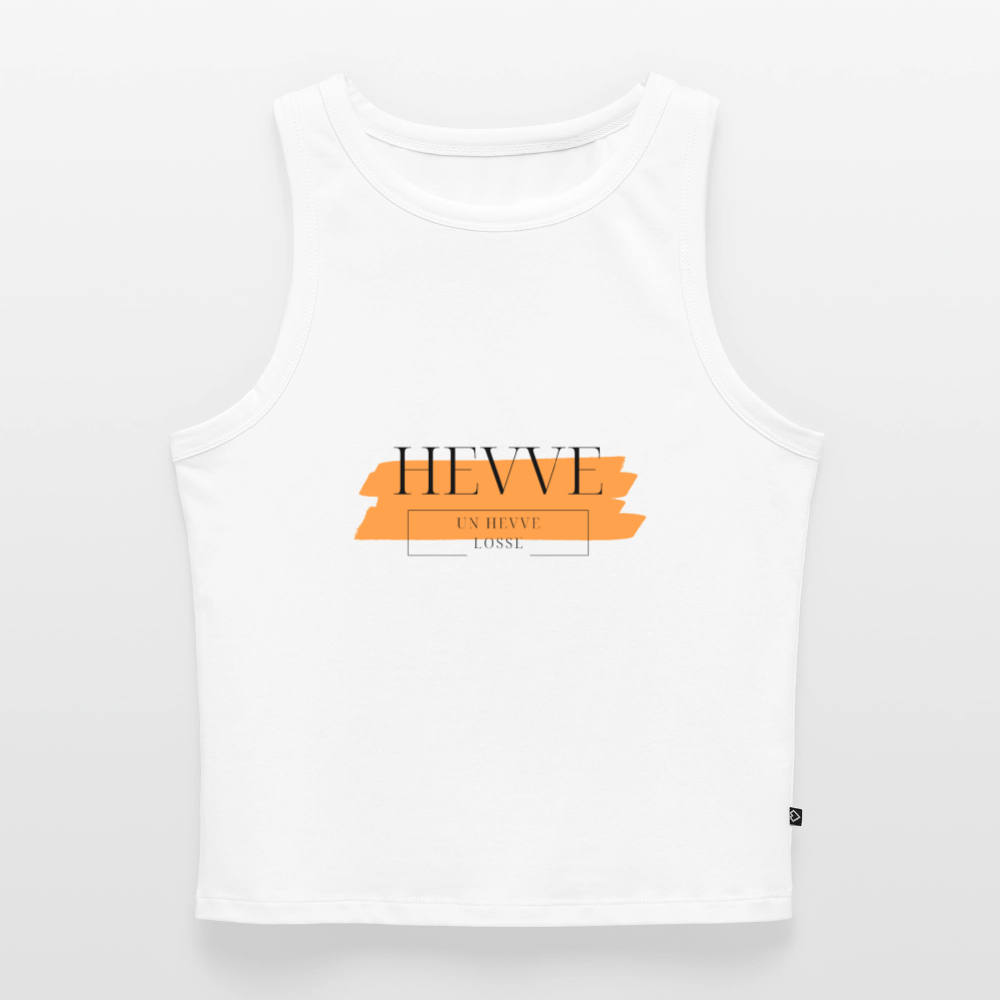 HEVVE UN HEVVE LOSSE Cropped Tank Top - Weiß