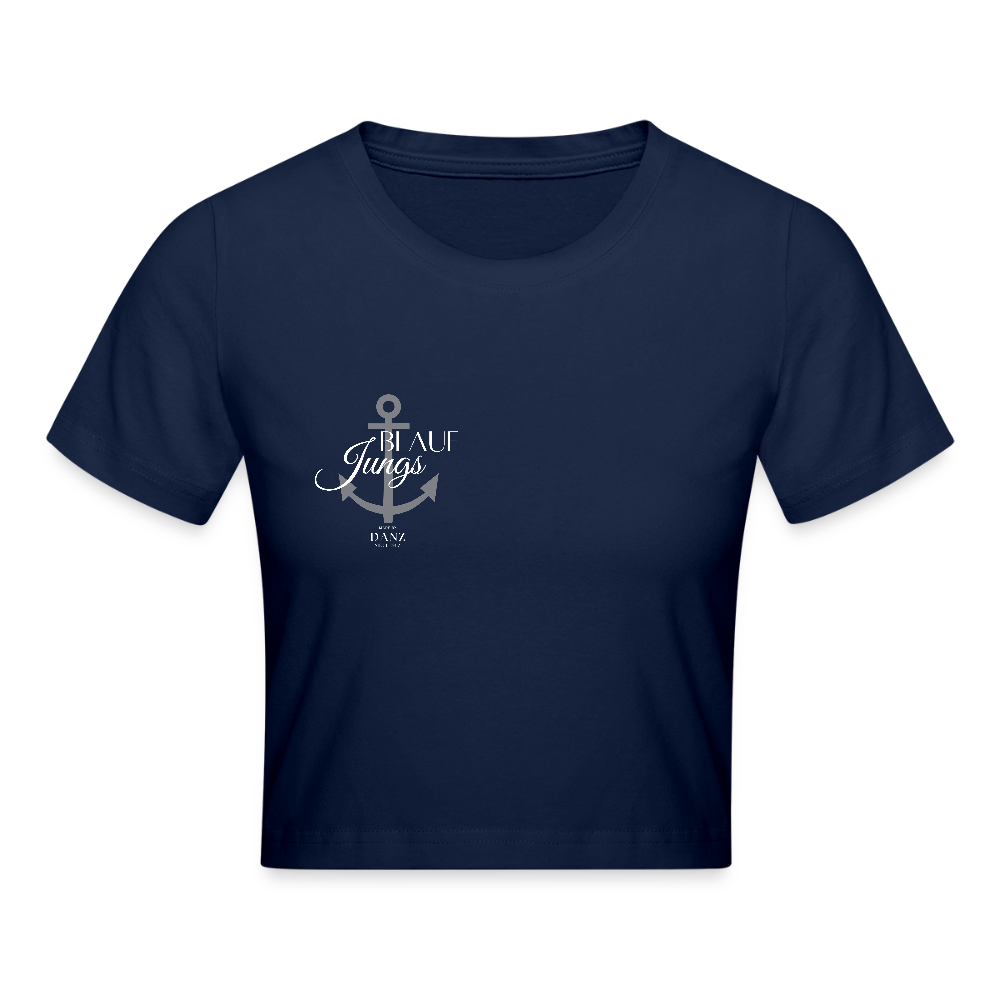 Cropped T-Shirt Marine - Light Navy