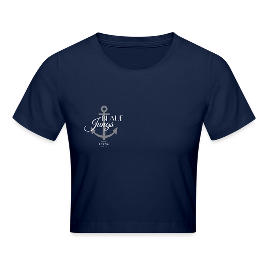 Cropped T-Shirt Marine - Light Navy